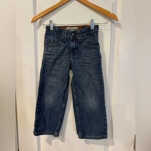 Signature by Levi Strauss Dark Blue Loose Fit Jeans